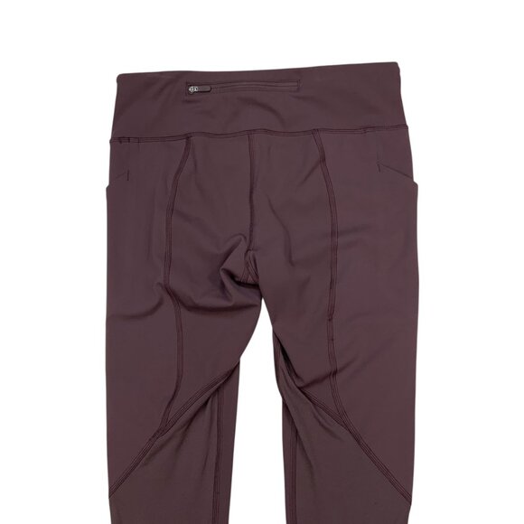 Lululemon Pace Rival Crop 22" Legging 6 Dark Adobe Cropped Mid Rise Run Athletic - Picture 11 of 15